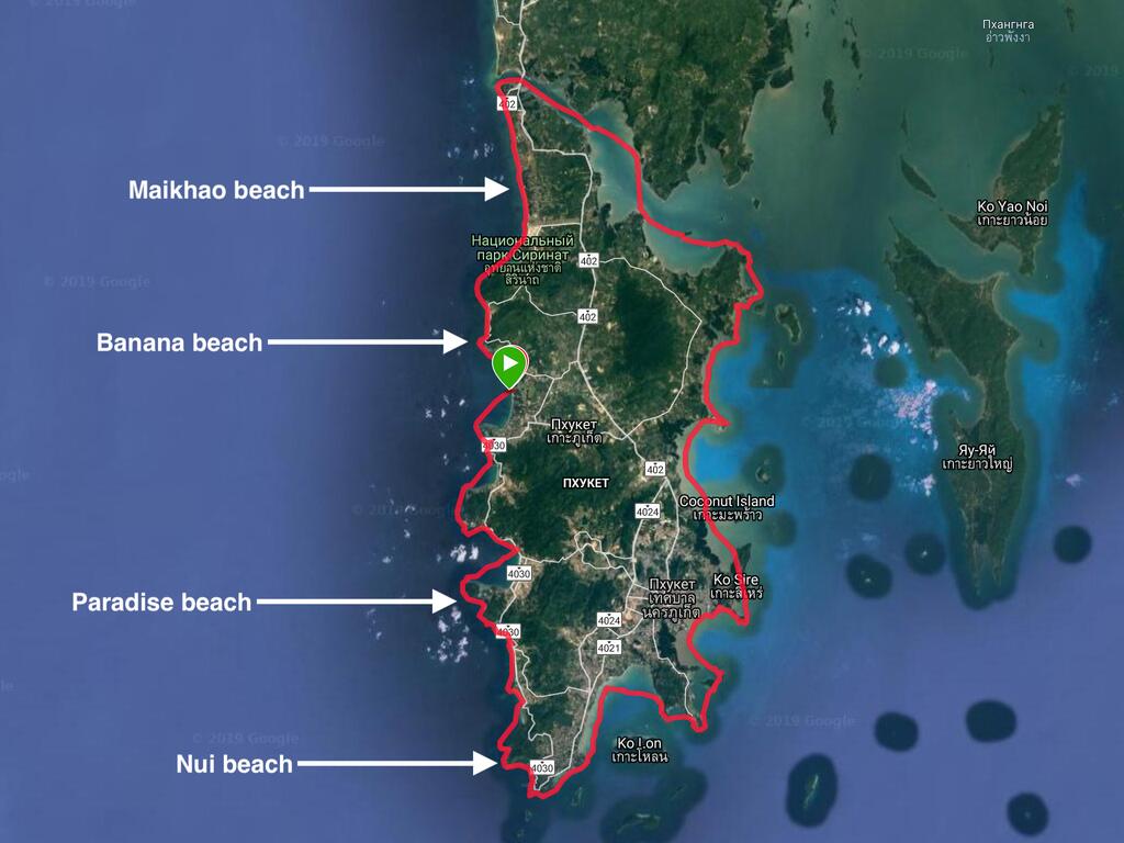 4 Best beaches of Phuket Island
